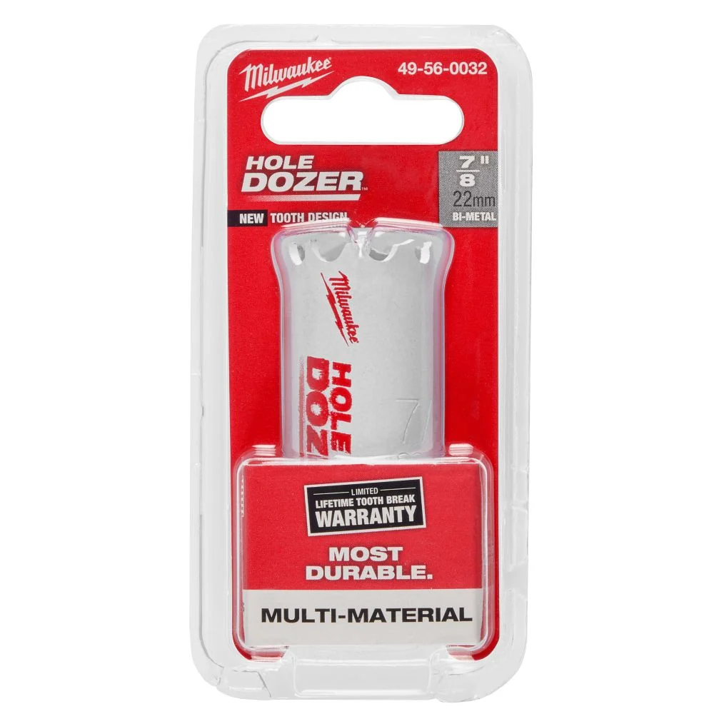Milwaukee Tools 7/8" Hole Dozer Hole Saw 49-56-0032