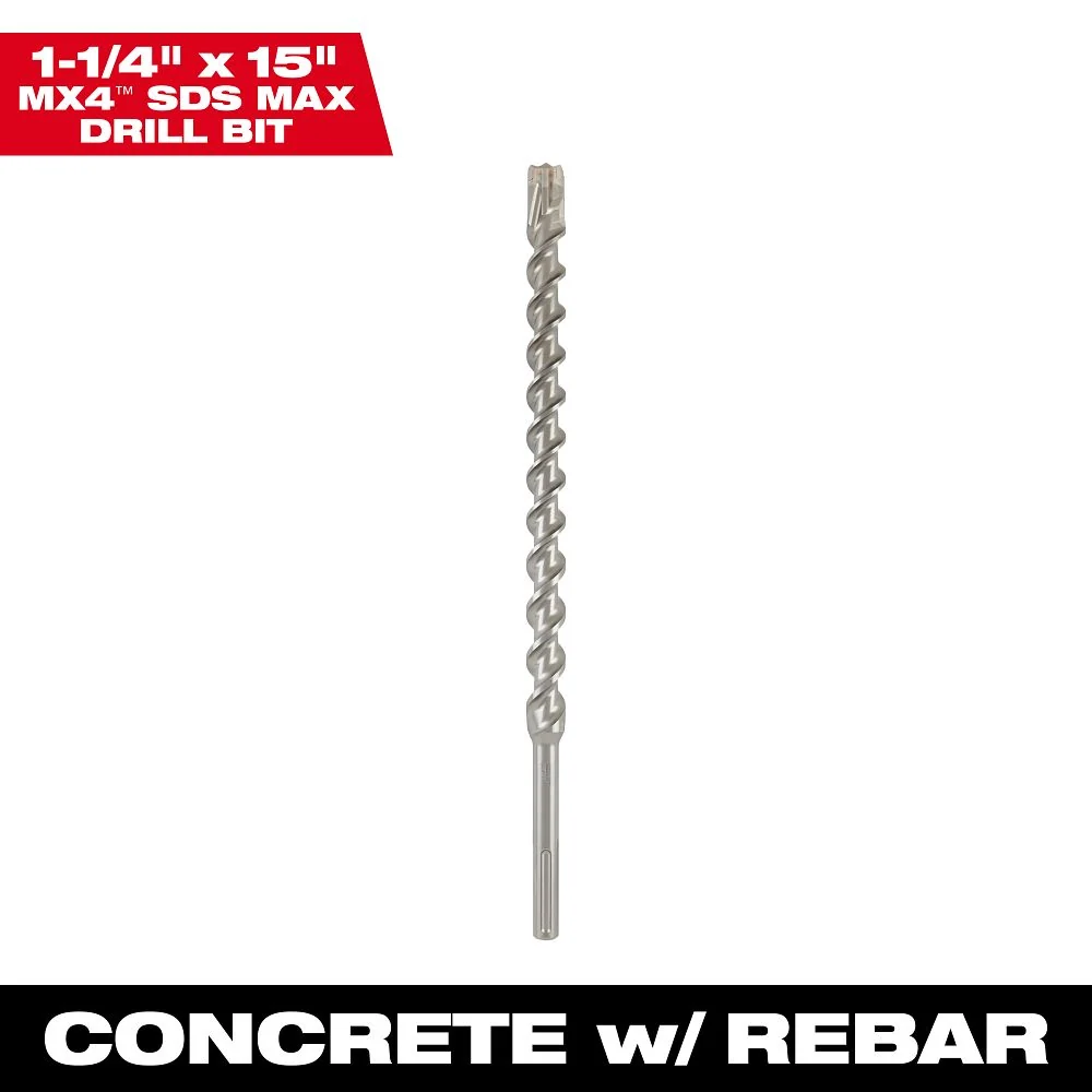 Milwaukee Tools SDS-MAX MX4 1-1/4" X 10" X 15" 48-20-3970