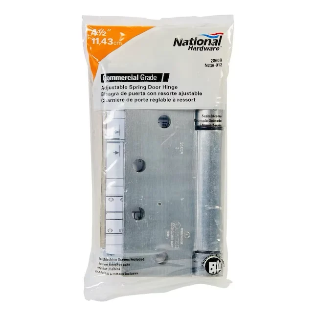 National Hardware 4-1/2- H Metaalglans Barrel Exterior Door Hinge