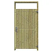 Outdoor Life Products Tuinpoort Grenen - 109 x 214,5 cm, Groen, Hout