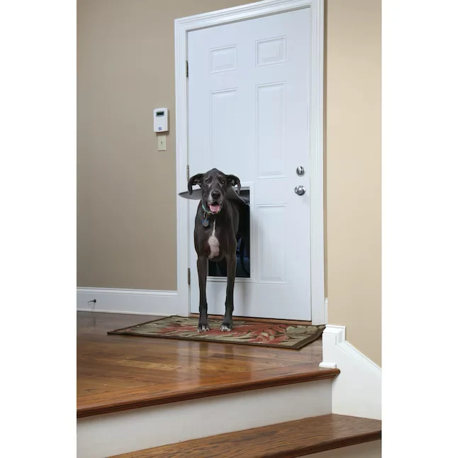 PetSafe 16-1/8- x 27-1/2- Parelmoer Aluminum Extra Large Dog/Cat Door Entry Door