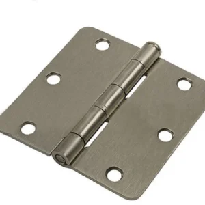 Residential 3" x 3" Butt Hinge 5/8" Radius Corners - Satijn Nickle