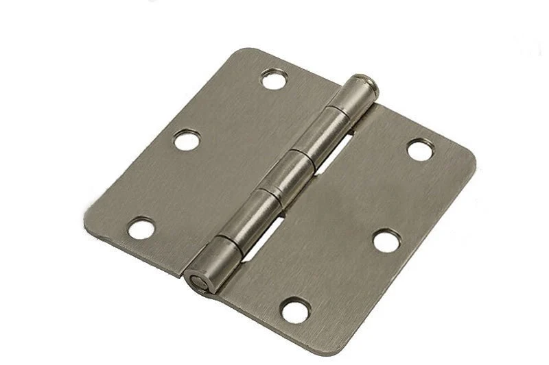 Residential 3" x 3" Butt Hinge 5/8" Radius Corners - Satijn Nickle