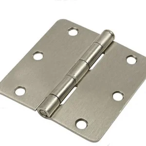 Residential 3" x 3" Butt Hinge 5/8" Radius Corners - Satin Metaalglans