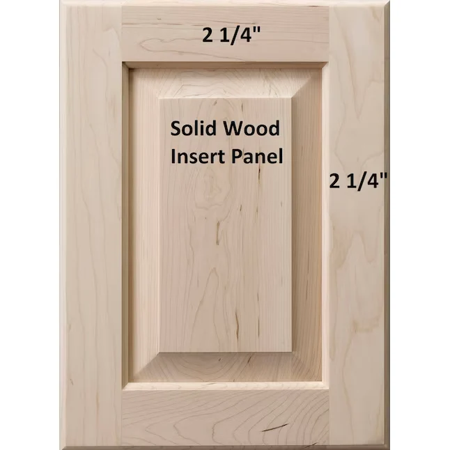 SABER SELECT 10- W x 22- H Paint Grade Hard Ahorn Unfinished Square Base Cabinet Door (Fits 12- base box)