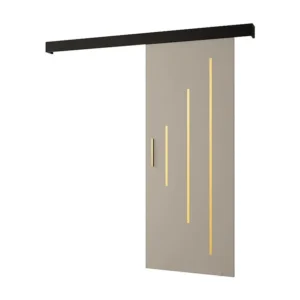 Schuifdeuren Salwador Y 70x204 cm (Casjmier / Zwart / Gouden)