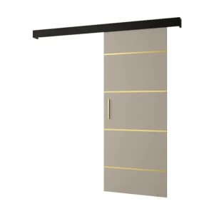Schuifdeuren Salwador IV 70x204 cm (Casjmier / Zwart / Gouden)