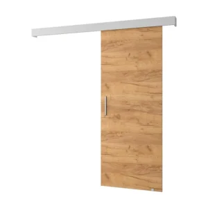 Schuifdeuren Salwador I 70x204 cm (Eiken Kraft / Wit / Zilver)