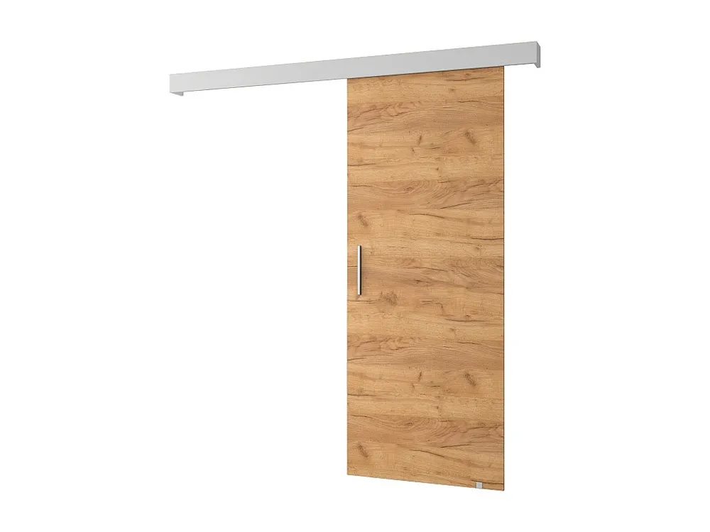 Schuifdeuren Salwador I 70x204 cm (Eiken Kraft / Wit / Zilver)