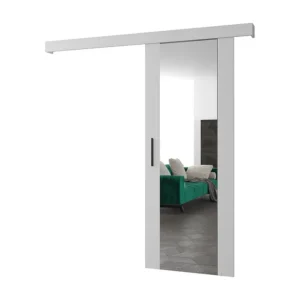 Schuifdeuren Salwador II 70x204 cm (Wit / Wit / Zwart)