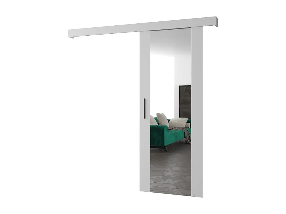 Schuifdeuren Salwador II 70x204 cm (Wit / Wit / Zwart)