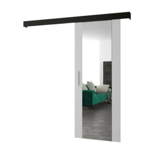 Schuifdeuren Salwador II 70x204 cm (Wit / Zwart / Zilver)