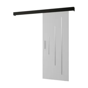 Schuifdeuren Salwador Y 70x204 cm (Wit / Zwart / Zilver)