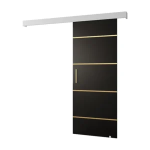 Schuifdeuren Salwador IV 70x204 cm (Zwart / Wit / Gouden)