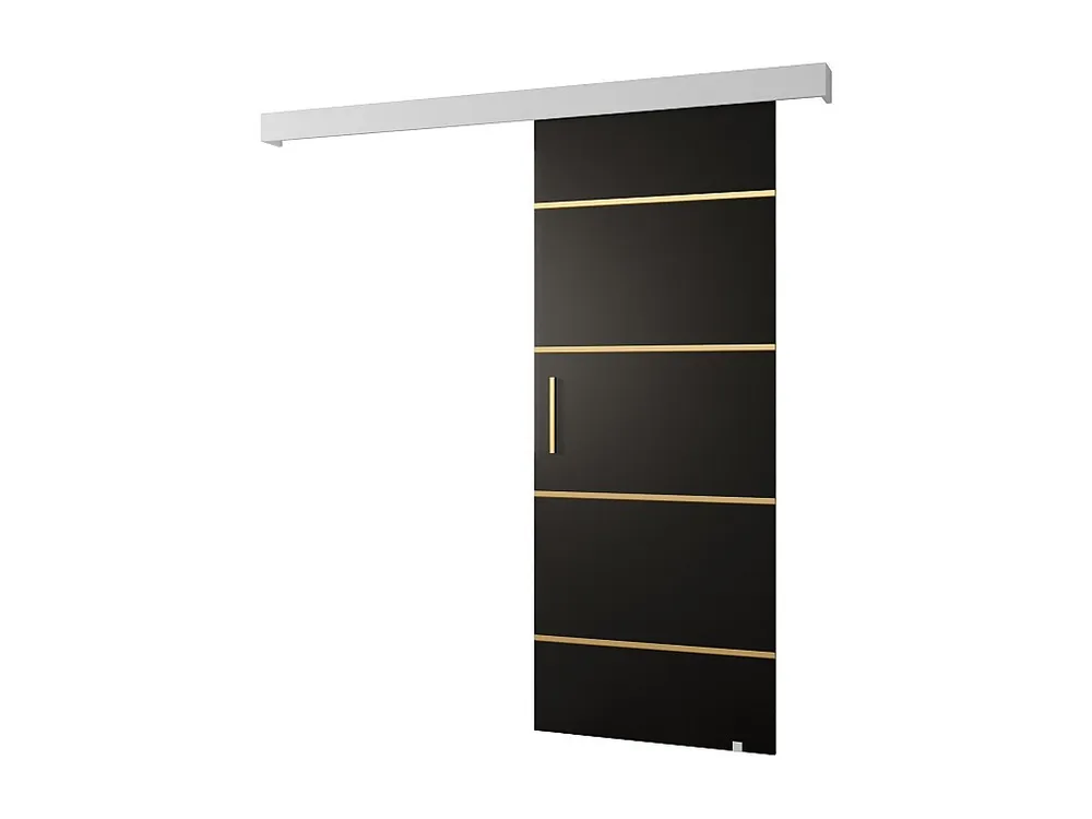 Schuifdeuren Salwador IV 70x204 cm (Zwart / Wit / Gouden)
