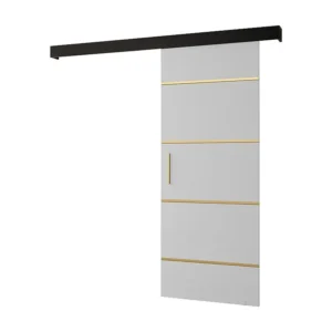 Schuifdeuren Salwador IV 90x204 cm (Wit / Zwart / Gouden)