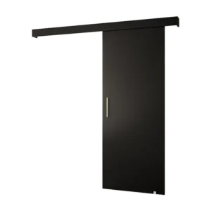 Schuifdeuren Salwador I 90x204 cm (Zwart / Zwart / Gouden)
