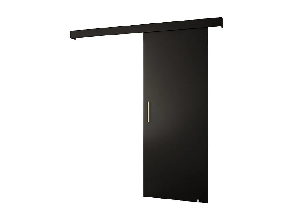 Schuifdeuren Salwador I 90x204 cm (Zwart / Zwart / Gouden)