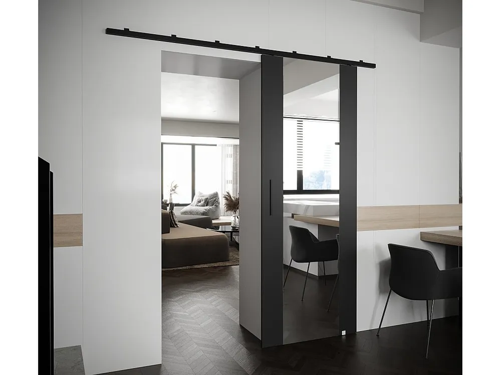 Schuifdeuren Zonda II 70x204 cm (Zwart)