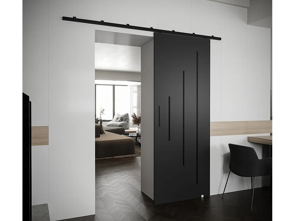 Schuifdeuren Zonda Y 90x204 cm (Zwart)