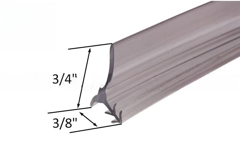 Shower Door Helder 32" Sweep PVC Seal