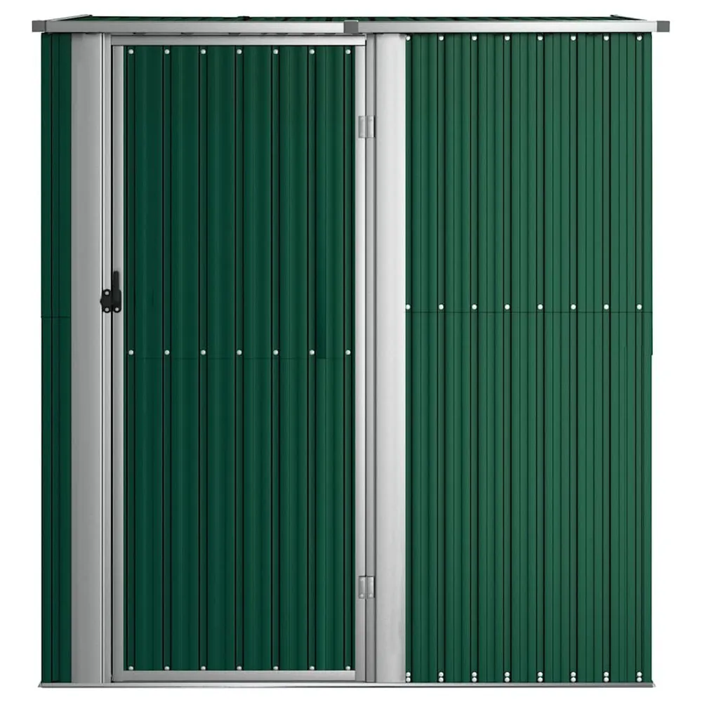 Tuinschuur 180,5x97x209,5 cm gegalvaniseerd staal groen