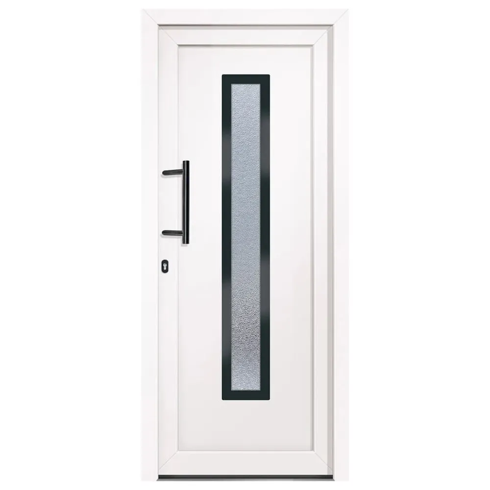 Voordeur 88x200 cm VINYL wit