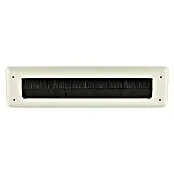 Briefplaat binnen zonder klep Deco - Wit RAL 9016, Aluminium