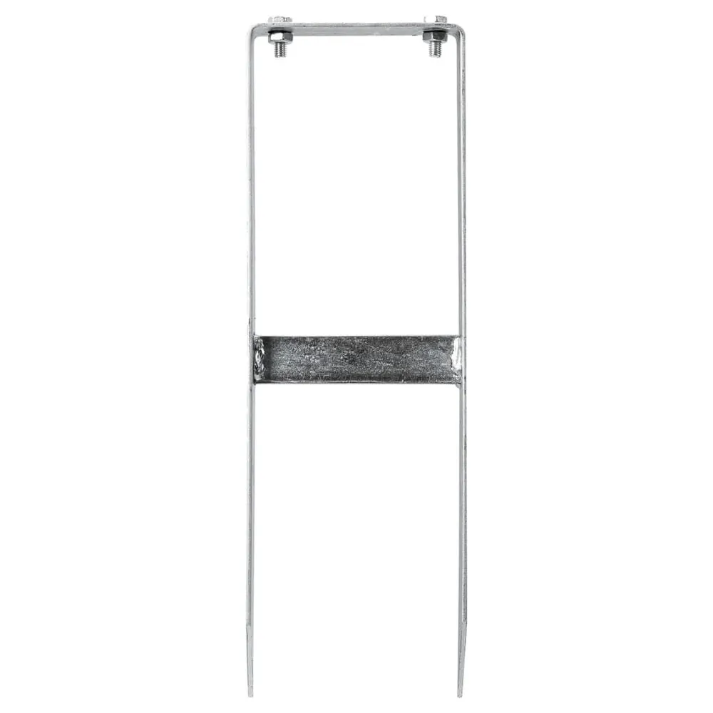 Grondpinnen voor HKC schutting 2 st 40 cm staal