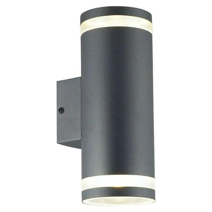llitt Led-wandlamp Nils II - l x b x h: 120 x 89 x 230 mm, Antraciet