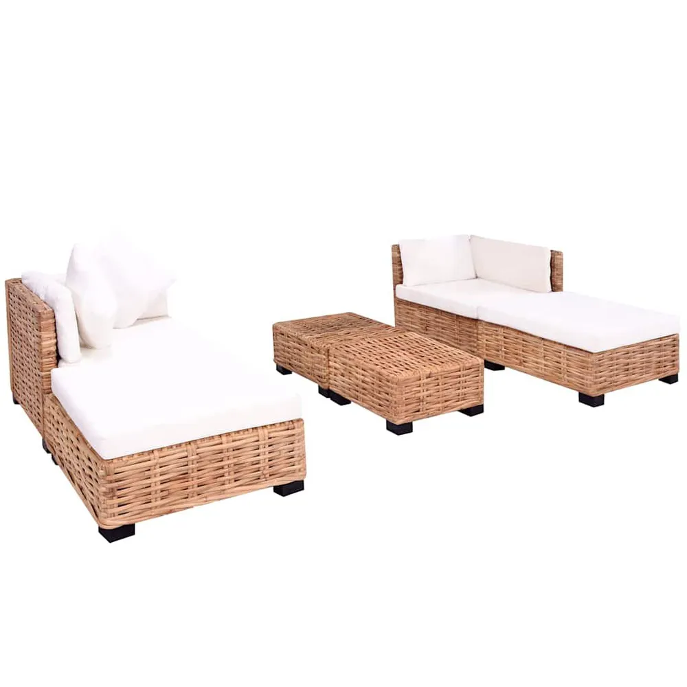 Loungeset logischerwijs rattan 16-delig