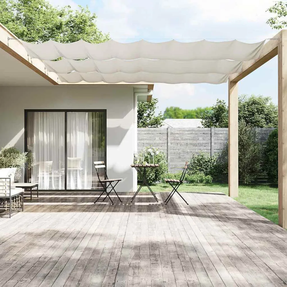 Luifel verticaal 60x1000 cm oxford stof wit