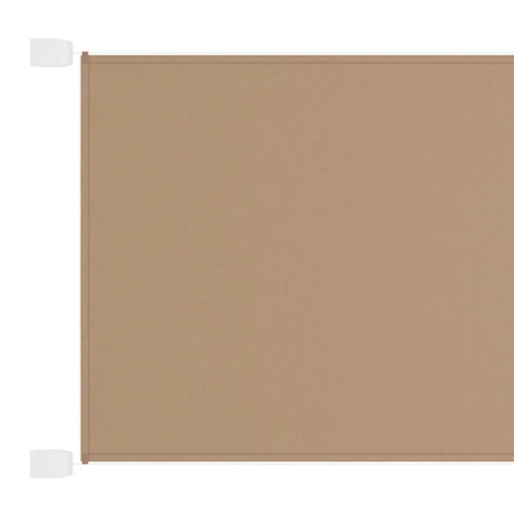 Luifel verticaal 60x360 cm oxford stof taupe