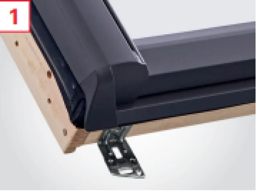 Roto renovatie dakraam - Designo 4-pans - hout wit - 46x60cm