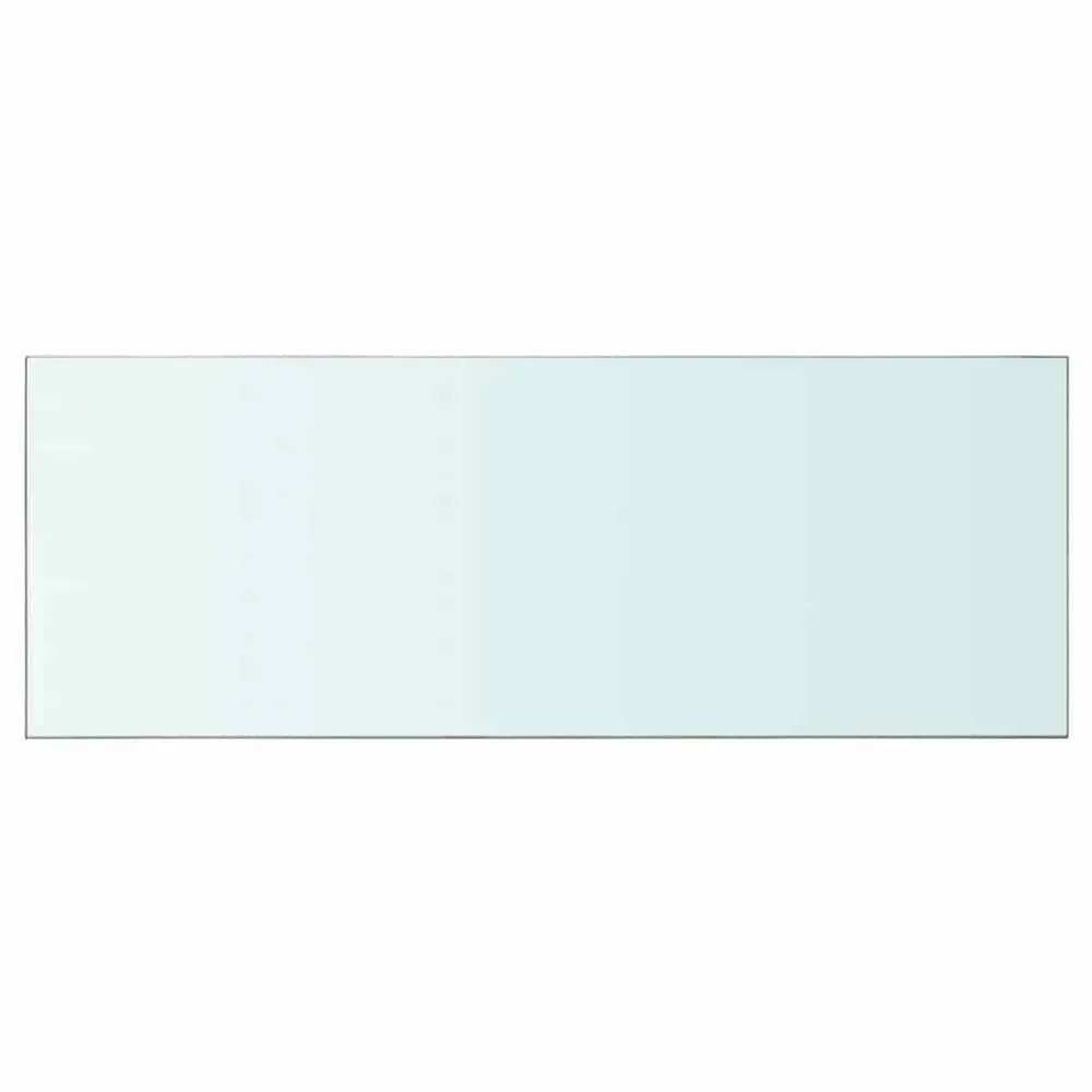Schappen 2 st 80x30 cm glas transparant