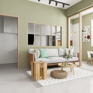 Schuifraam van gehard glas en gepoedercoat zwak naturel aluminium 180 x 105 cm RAVENA