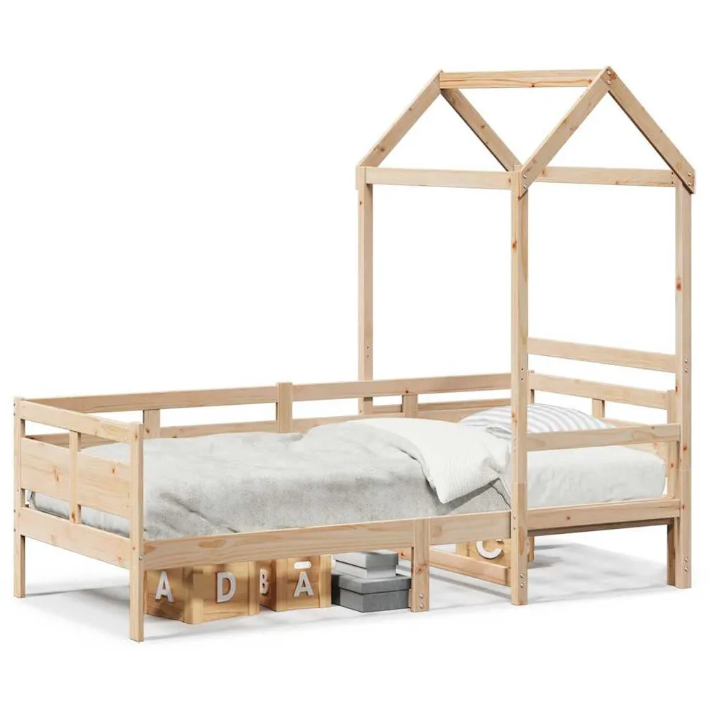 Slaapbank met huisje 90x190 cm massief grenenhout