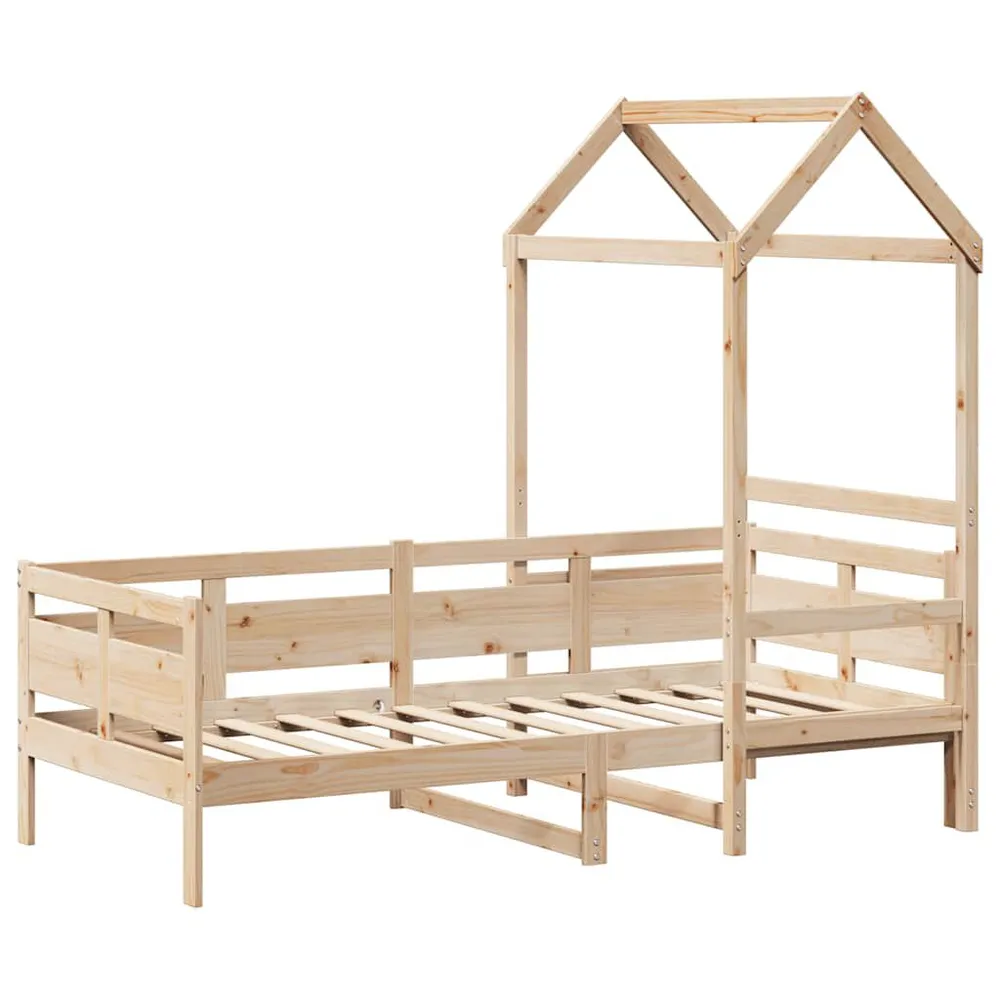 Slaapbank met huisje 90x190 cm massief grenenhout
