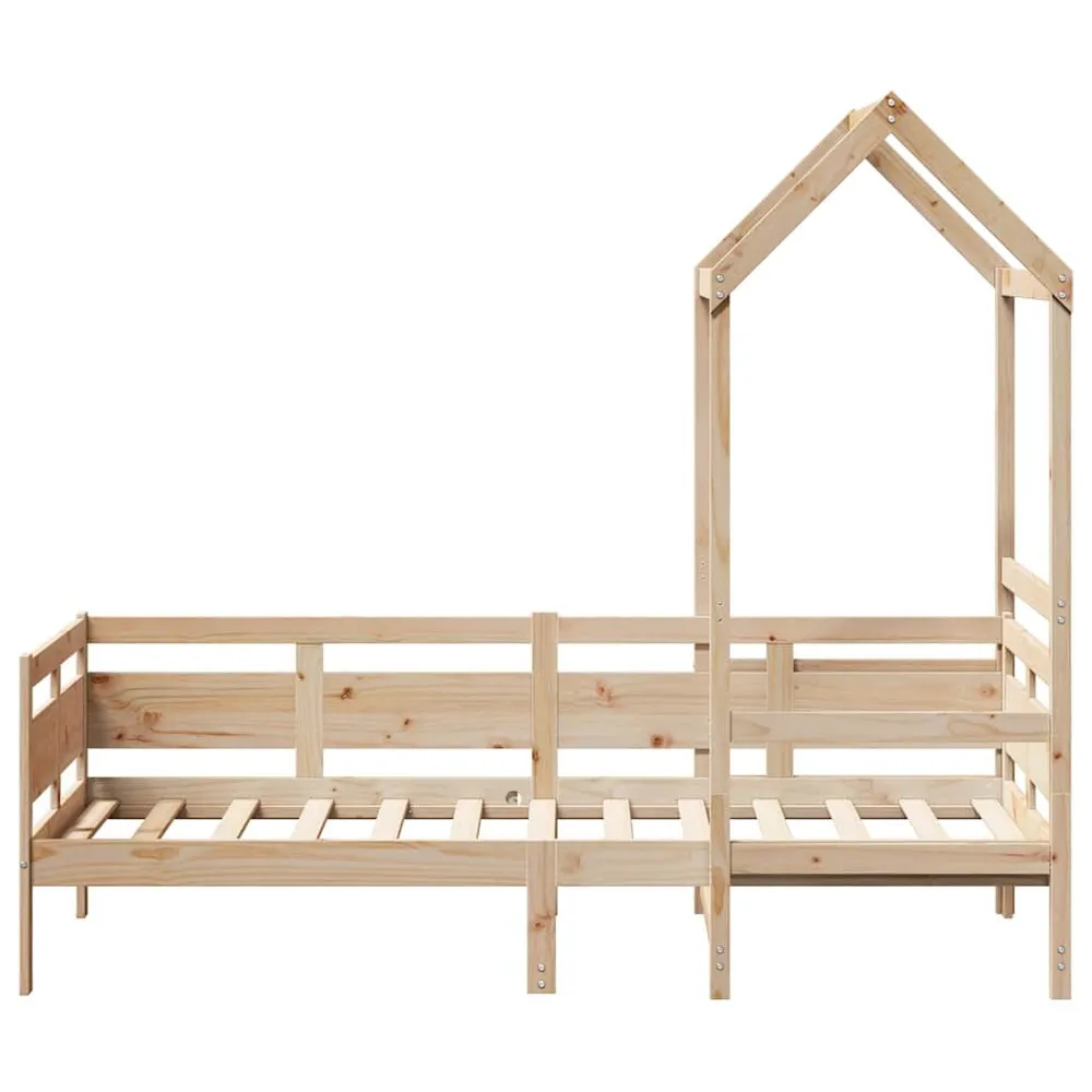 Slaapbank met huisje 90x190 cm massief grenenhout