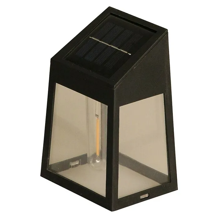 Solar-wandledlamp voor buiten Vigo Wall - l x b x h: 94 x 67 x 134 mm, Accuduur: 6 u