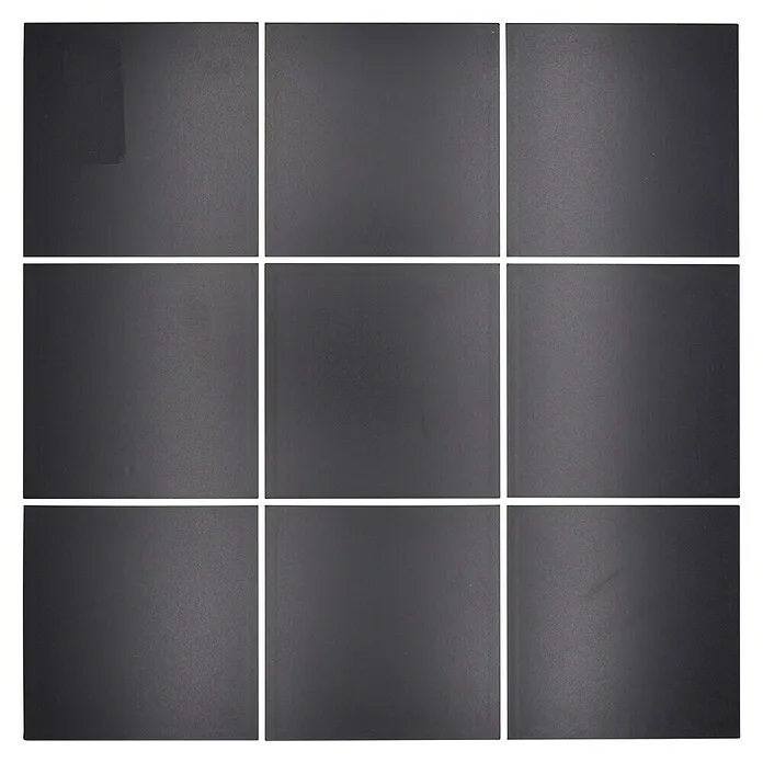 Zelfklevend mozaïek Vierkant SAM 4XFS B03 - 30,6 x 30,6 cm, Aluminium, Zwart