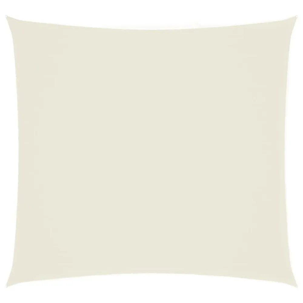 Zonnescherm vierkant 2x2 m oxford stof crèmekleurig