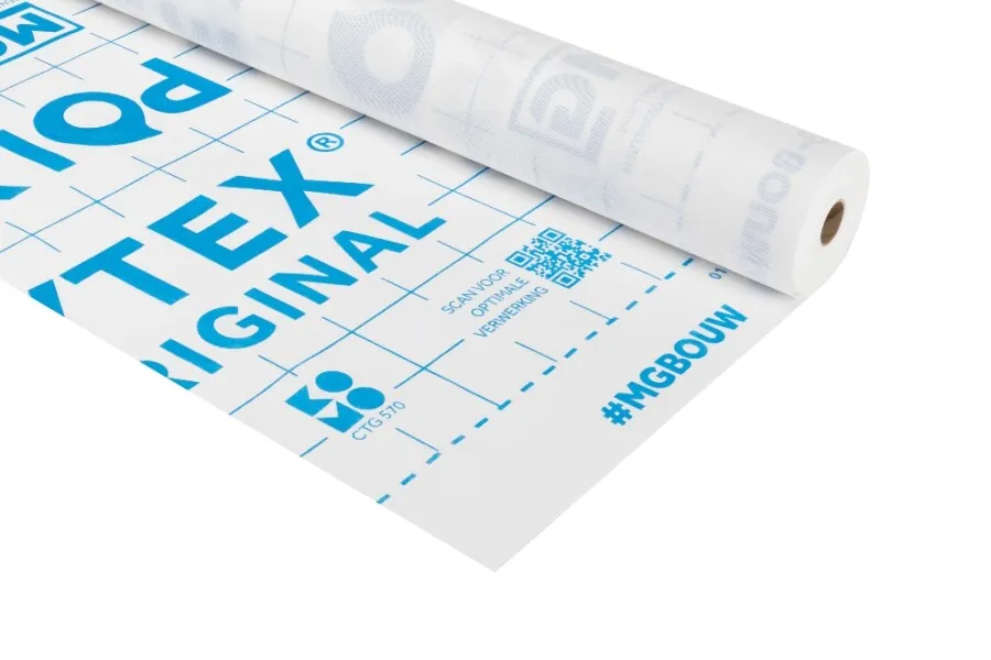 Polytex Origineel - waterkerend damp-open membraan - 1,5 x 25 m