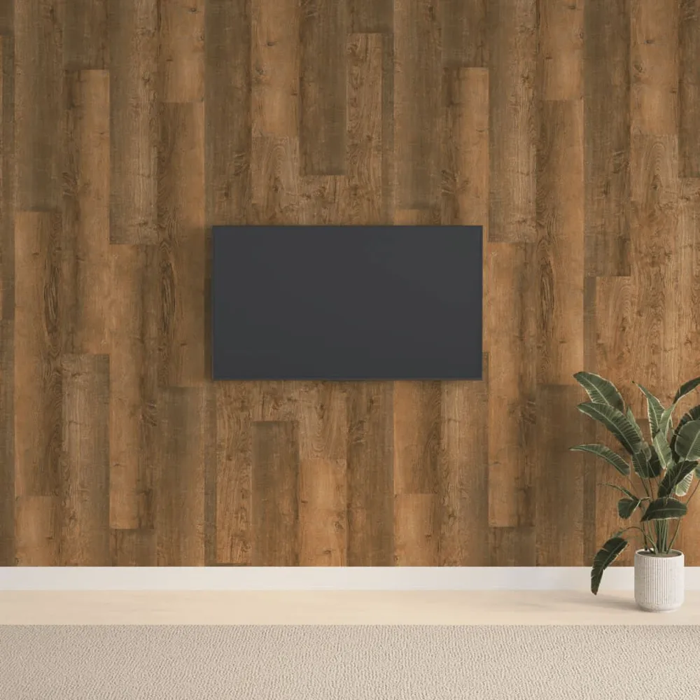 Wandpanelen houtlook 2,06 m² VINYL bruin
