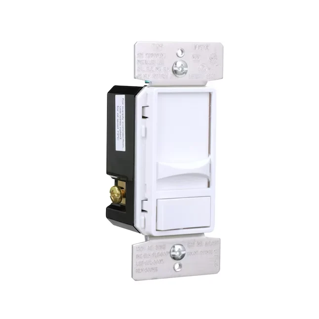 Eaton Allround Single-Pole/3-Way LED Decorator Light Dimmer, White/Light Almond/Ivory