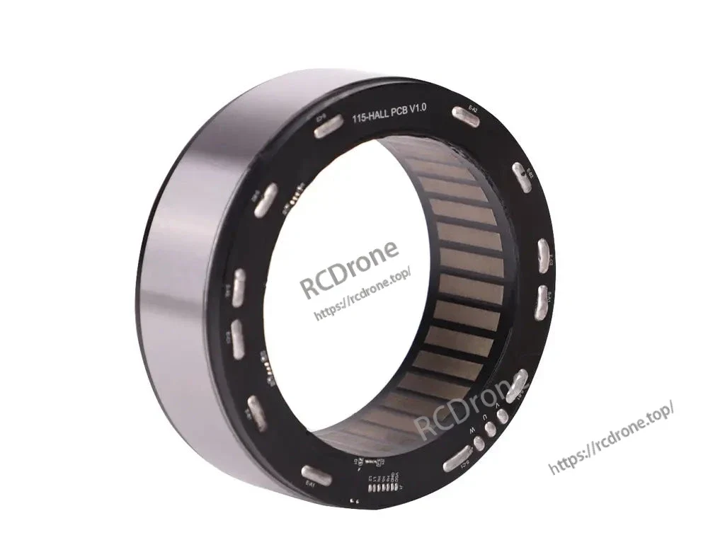 CubeMars RI115-PH KV40 Potting Frameless Inrunner Torque Motor – 48V, 5.5Nm, 1430RPM, High Torque Density Robotics and Aut...
