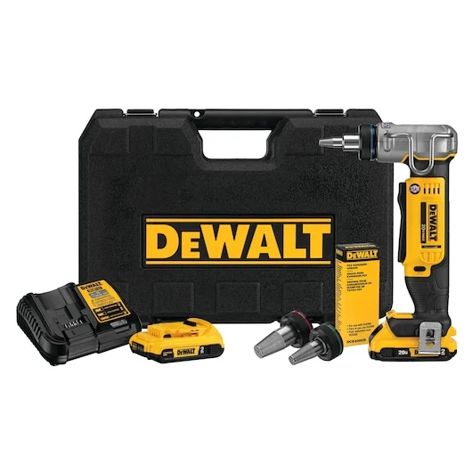 DEWALT 20V MAX* 1 . Accu-aangedreven Pex Expander (Tool Kit)