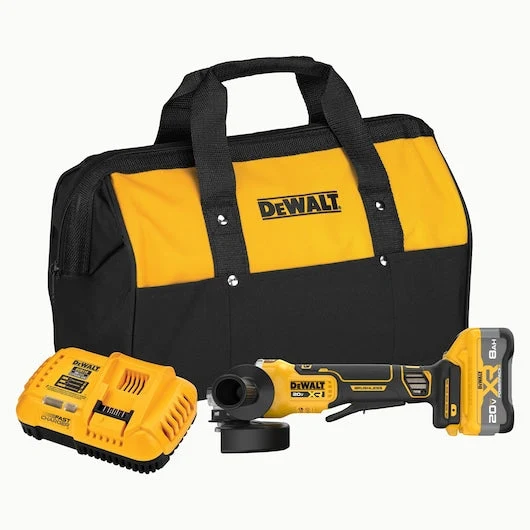 DEWALT 20V MAX* XR Brushless Mobiel 4-1/2 . - 5 . Angle Grinder Kit XR POWERPACK™