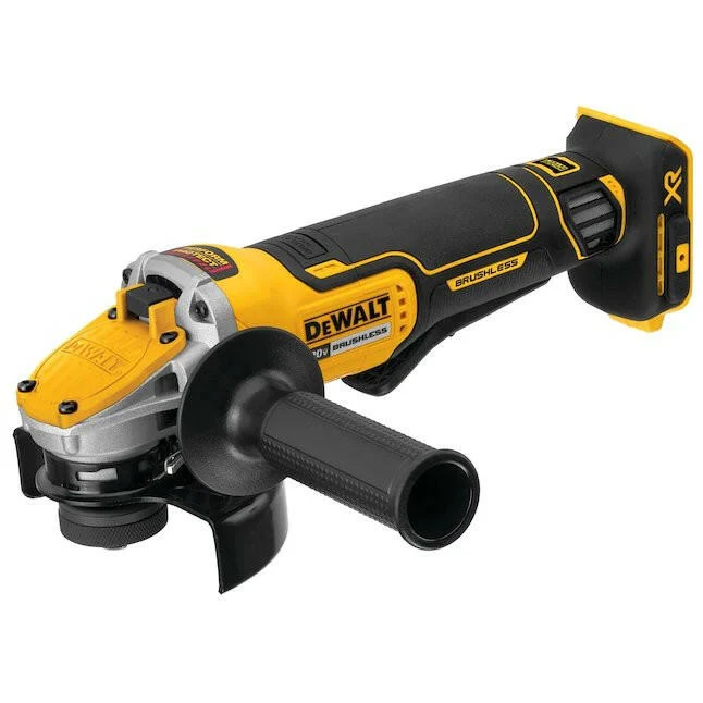 DeWalt XR POWER DETECT 4.5- 20-Volt Max Paddle Switch Brushless Cordless Angle Grinder