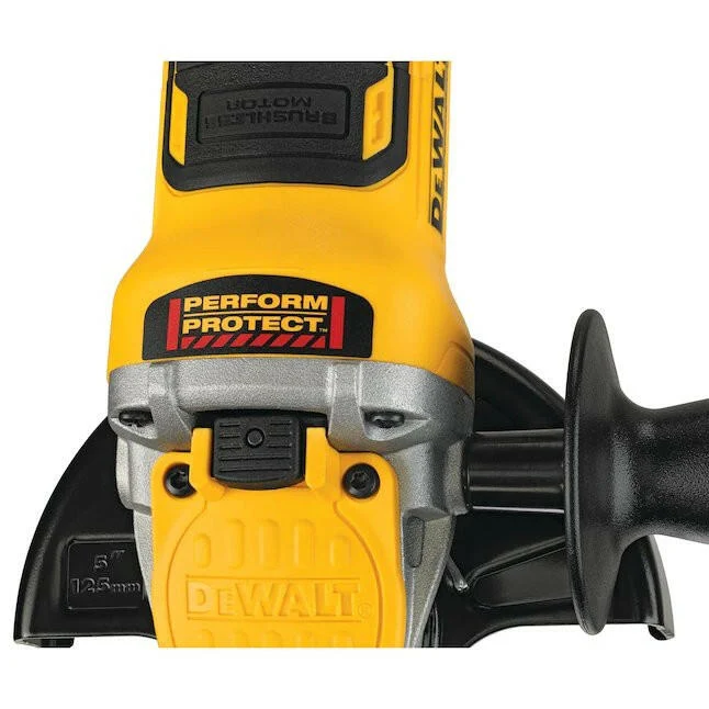 DeWalt XR POWER DETECT 4.5- 20-Volt Max Paddle Switch Brushless Cordless Angle Grinder